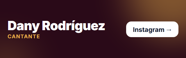 Dany Rodríguez, cantante. Seguilo en Instagram.
